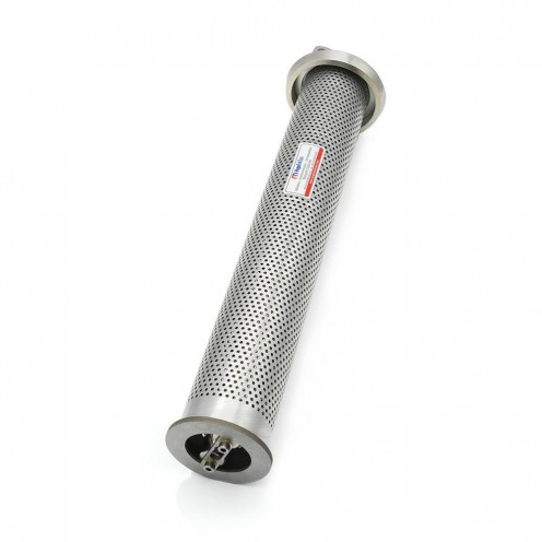 Ø100x500 mm Magnetic Pipe Filter - Special Stock Tank for Chocolate Company, Service Tank Outlet - 316L Stainless Steel