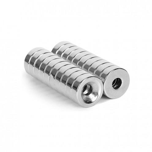 Ø12x8/4x5mm Havşa Delikli Neodyum Mıknatıs