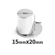 Ø15x20 mm Neodymium Magnet (Diameter 15 mm, Thickness 20 mm)