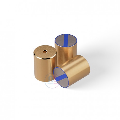 20x25 mm M6x5 mm Brass Pot Magnet