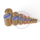 20x25 mm M6x5 mm Brass Pot Magnet