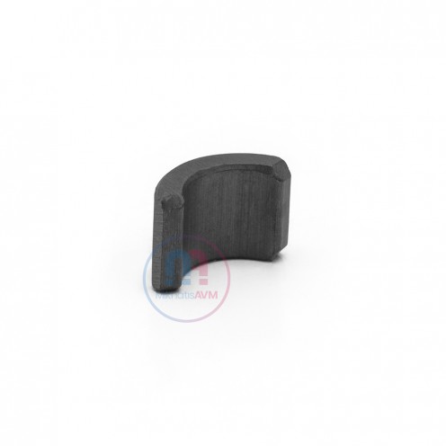 22.5x15 mm Ferrite Arc Magnet (Outer Pole S)