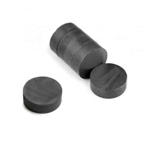 Ø30x10 mm Ferrit Mıknatıs - Çap 30 mm, Kalınlık 10 mm