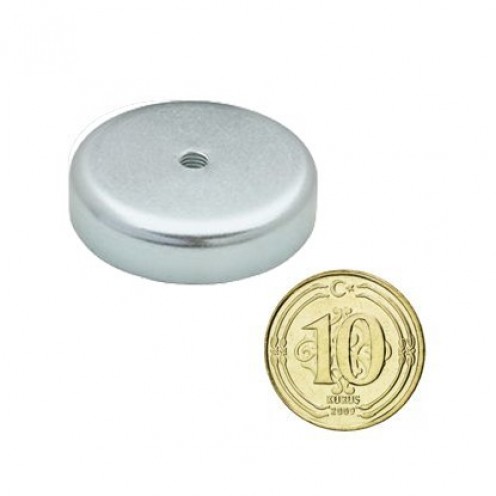 Ø32x8 mm Neodymium Pot Magnet with Imbus Connection