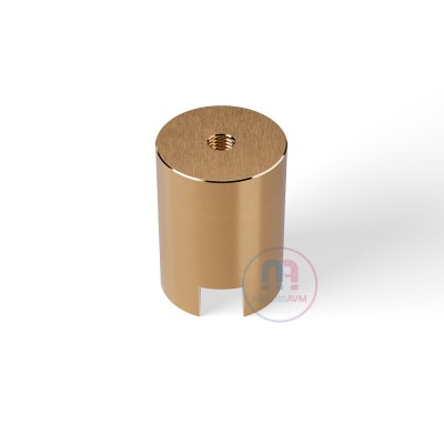 Ø40x55 mm M6x4 Channel Type Female Brass Pot Magnet
