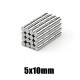 Ø5x10 mm Neodyum Silindirik Mıknatıs