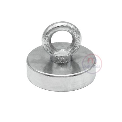 Ø80 mm Fishing Magnet - Rescue Magnet with Hook