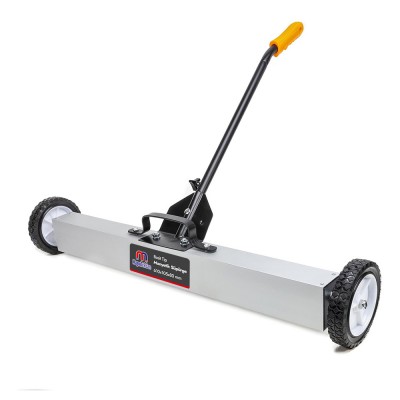 610x105x80 mm Magnetic Sweeper - Easy Release - Extending Handle
