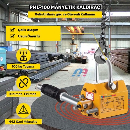 PML-100 Magnetic Lever Hoist - 100 kg Power